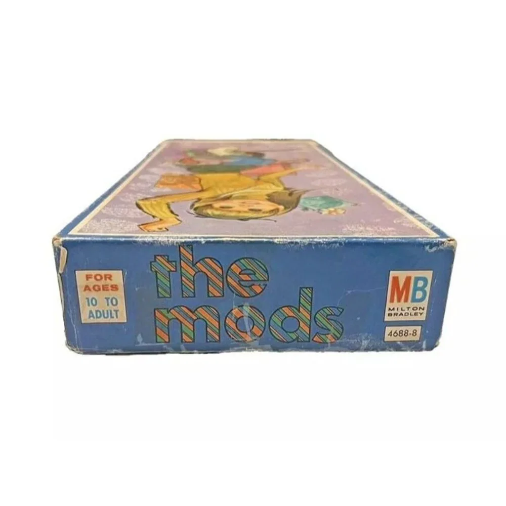 Vtg 1966 Milton Bradley The Mods Jigsaw Puzzle‎ Big Eye Go-Go Era Kwatz Dancer
